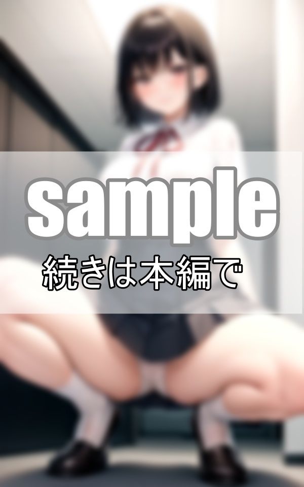 今日のぱんつ何色だと思う？ 麗しの君のしゃがみパンチラ サンプル3ページ目