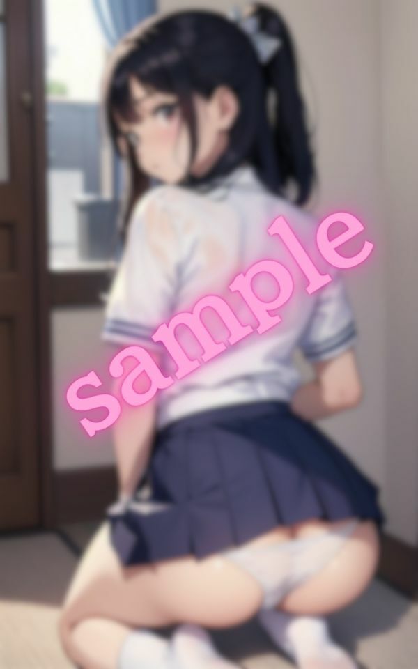 彼女の部屋へ遊びに行ったらパンツ丸見えでエッチな雰囲気になった サンプル4ページ目