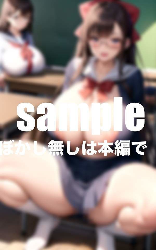 爆乳学園 萌え萌え系の淫乱爆乳女子達のHなスクールライフ サンプル7ページ目