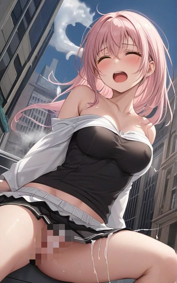 ミニスカ美女が街中で！ どっから覗いてるの！ サンプル4ページ目