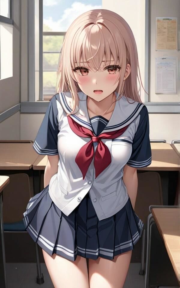 大人しい制服美女は実はエッチに積極的でした！ ねぇ、早くしようよ！ サンプル1ページ目