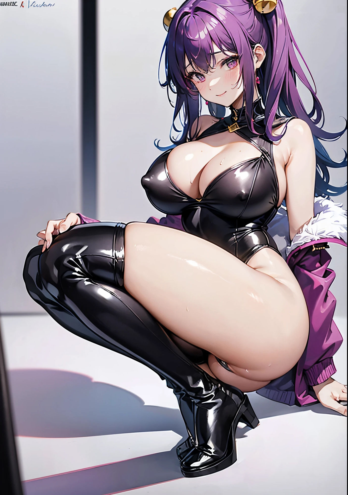 【AIイラスト集】光沢水着の女の子 サンプル9ページ目