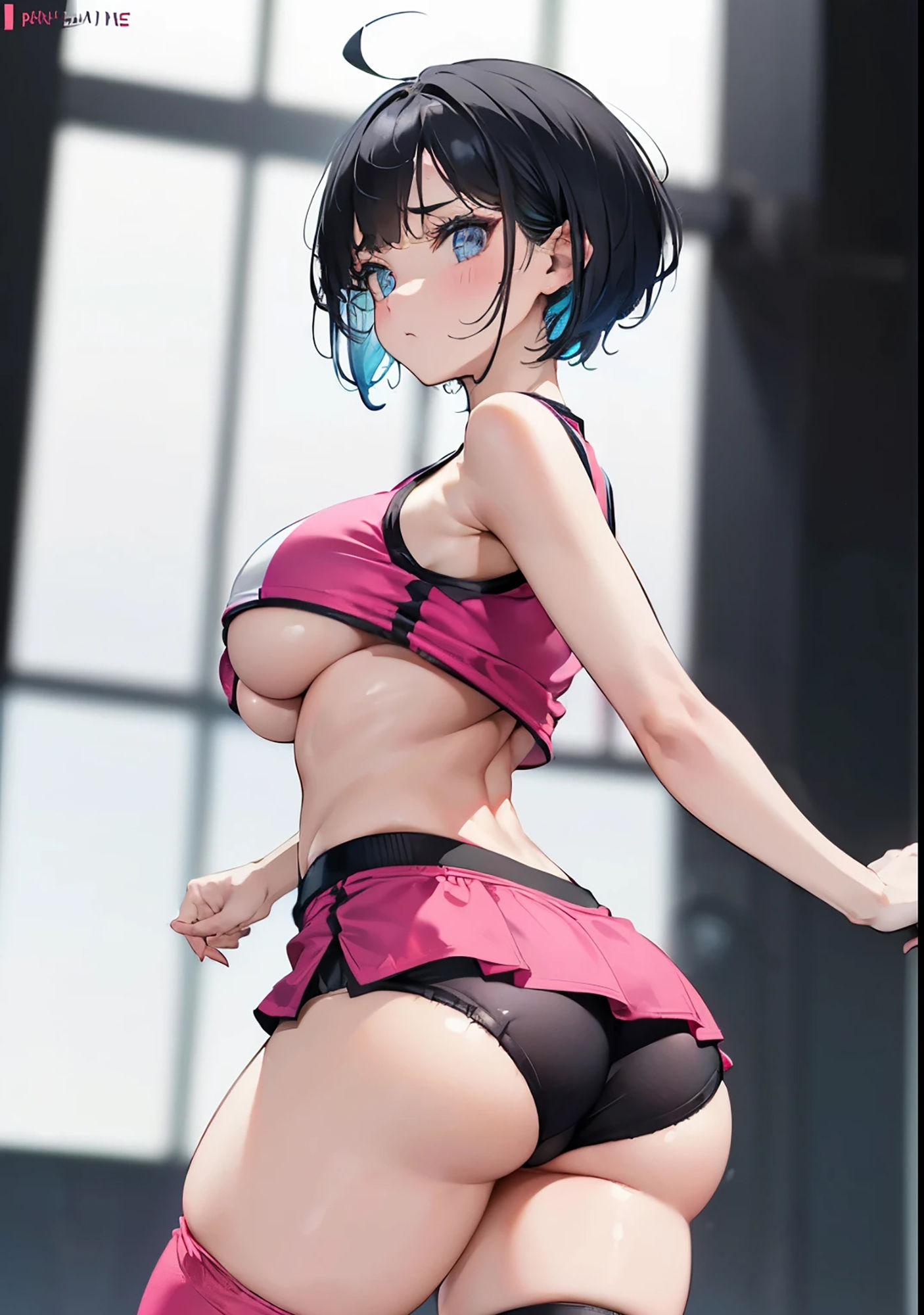 【AIイラスト集】下乳天国 其の壱 サンプル7ページ目