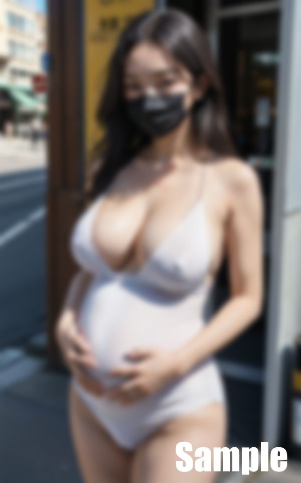 マスク妊婦 サンプル4ページ目