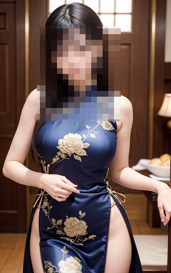 美女にチャイナ服着させたらすごい身体をしてて興奮した サンプル1ページ目
