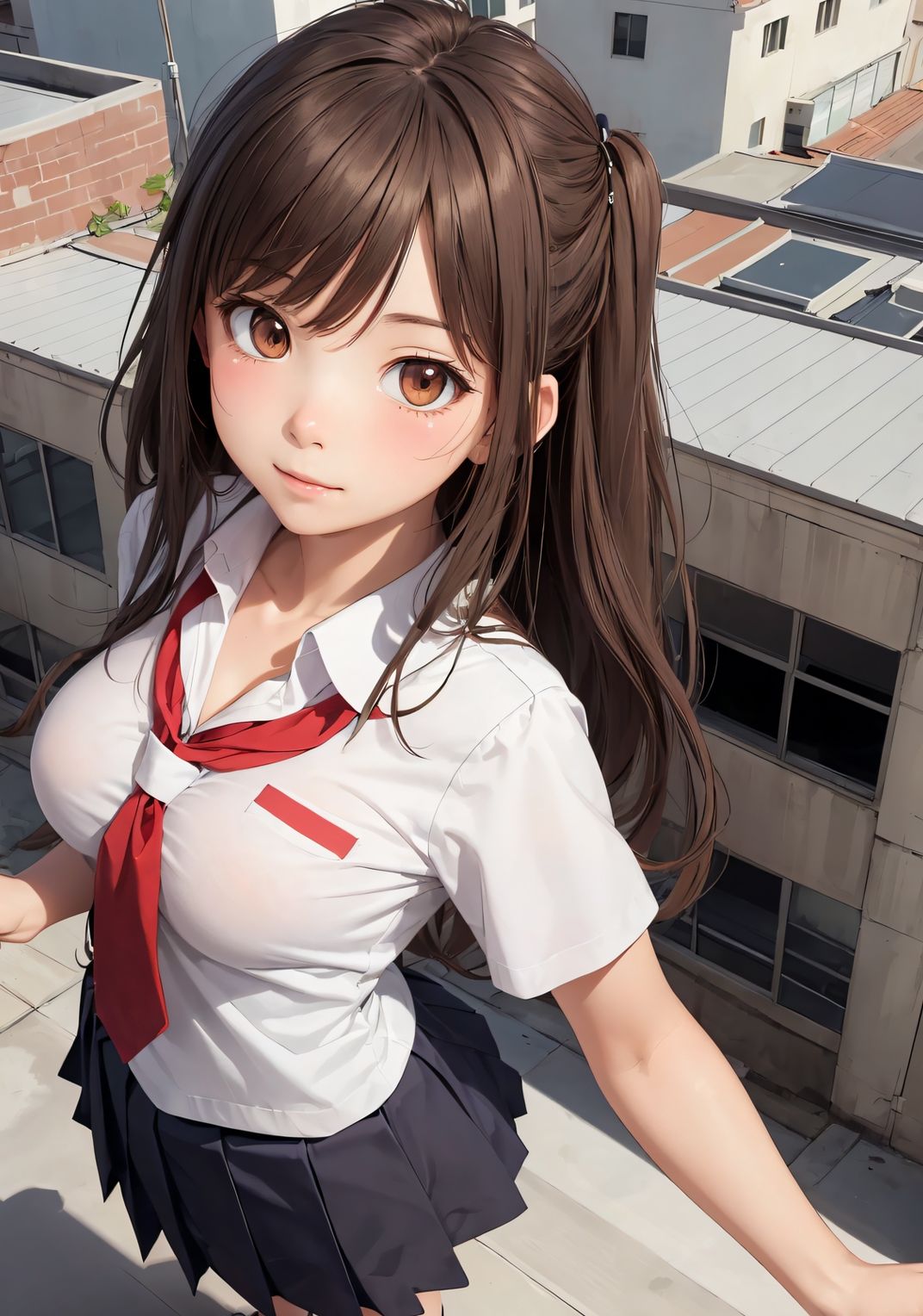 【学生コス美少女AIイラスト集】AI SCHOOLGIRL MODE【PNG371枚】 サンプル1ページ目