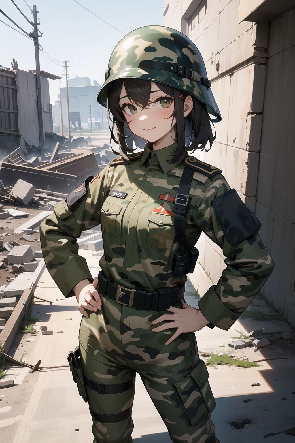 女兵士ちゃんの災難 サンプル1ページ目