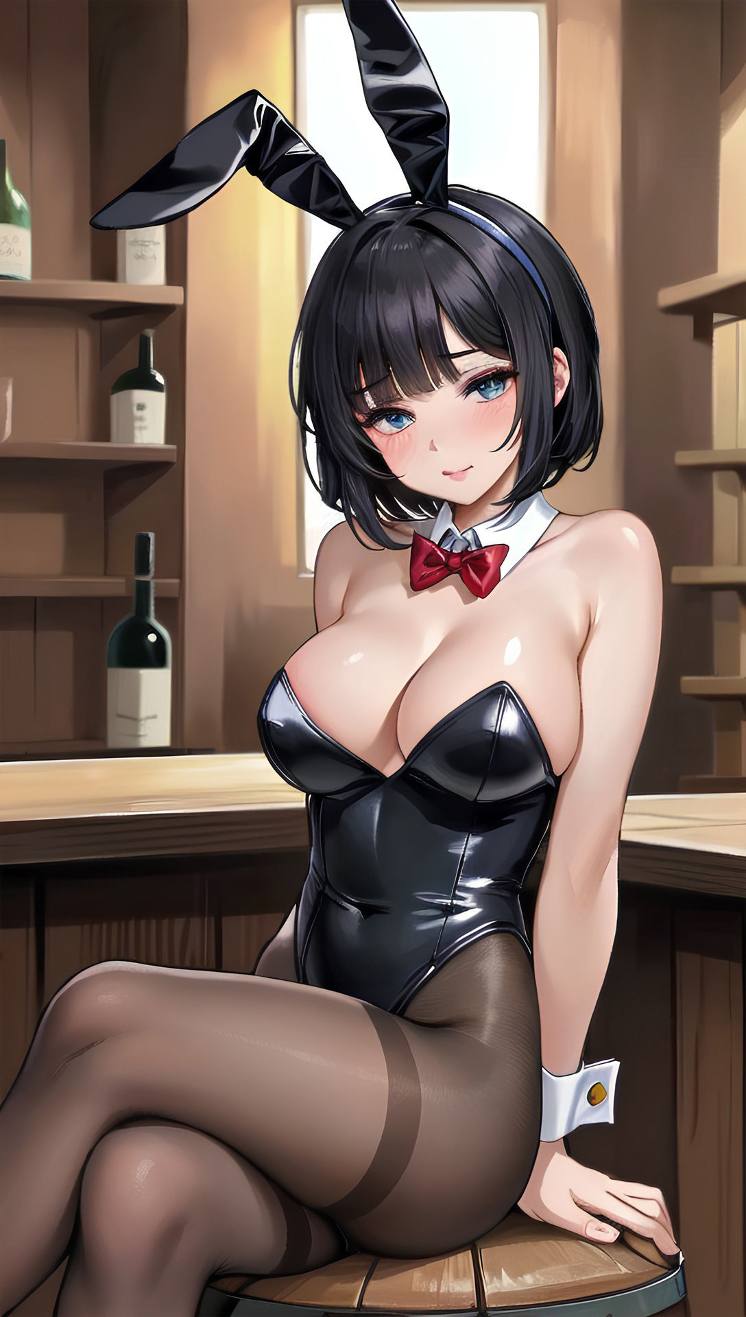 バニーガールとガールズバー2 サンプル2ページ目