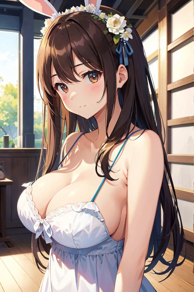 巨乳バニーガール美女【妄想イラスト美女図鑑vol.91】 サンプル2ページ目