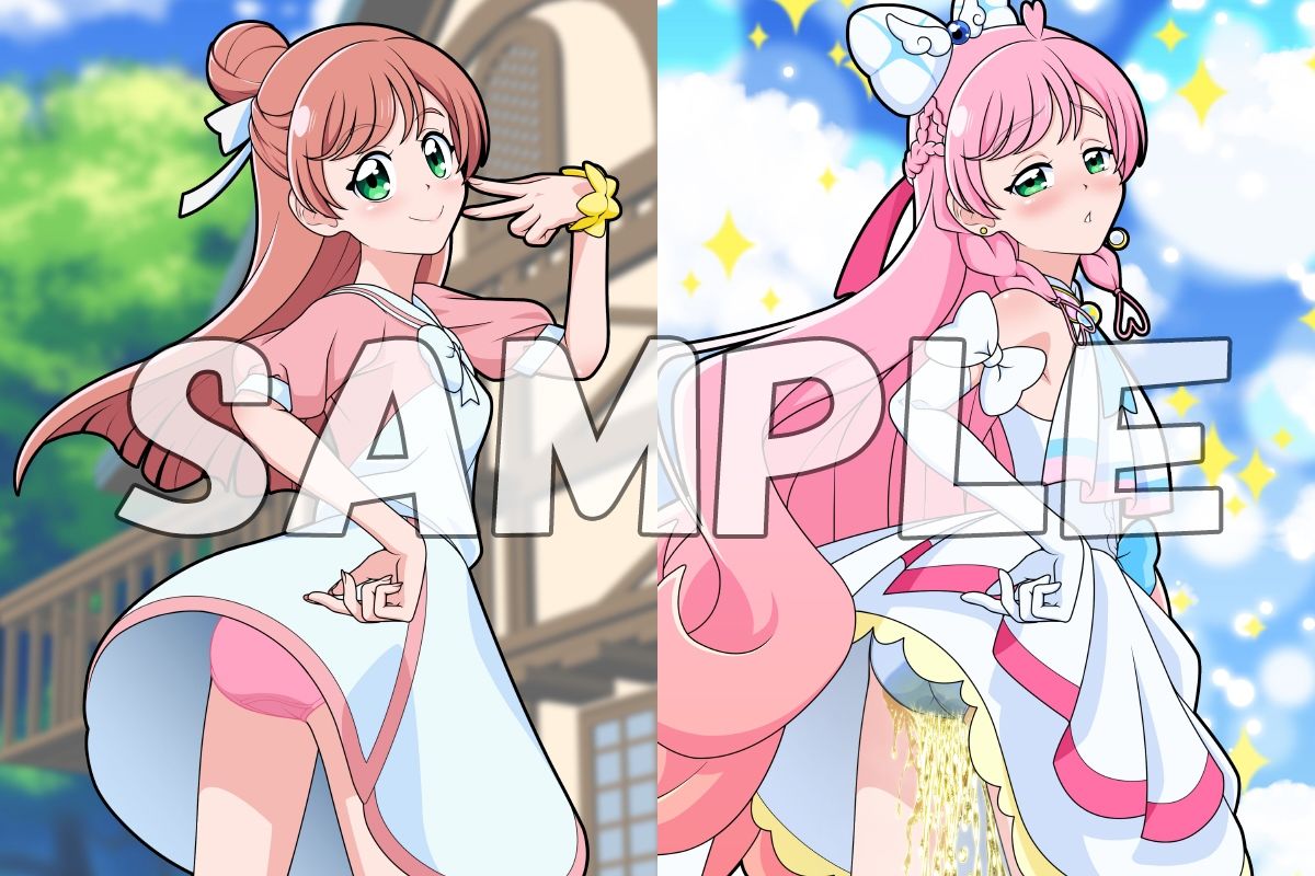 牡丹桜 画像の元 アニメヒロインコレクション001 サンプル1ページ目