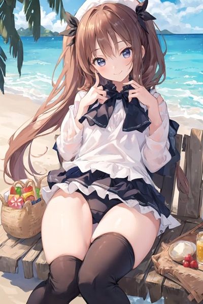 超可愛い水着のお姉さんイラスト集160枚！ サンプル1ページ目
