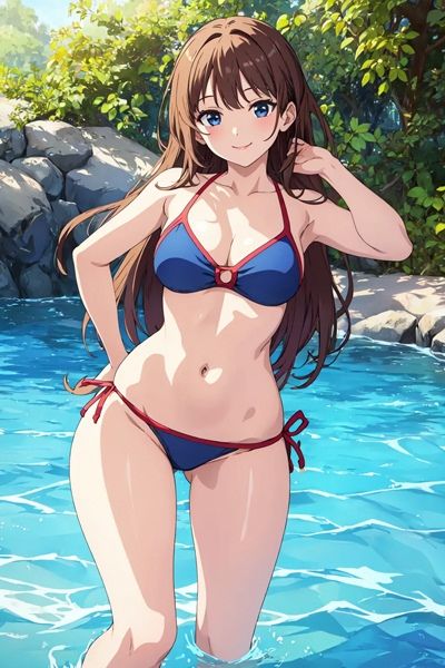 超可愛い水着のお姉さんイラスト集160枚！ サンプル2ページ目