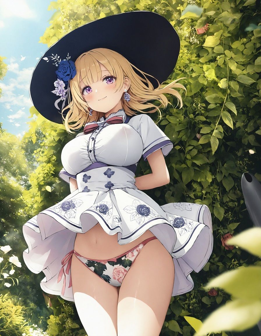 お嬢様のローアングルパンチラ サンプル1ページ目
