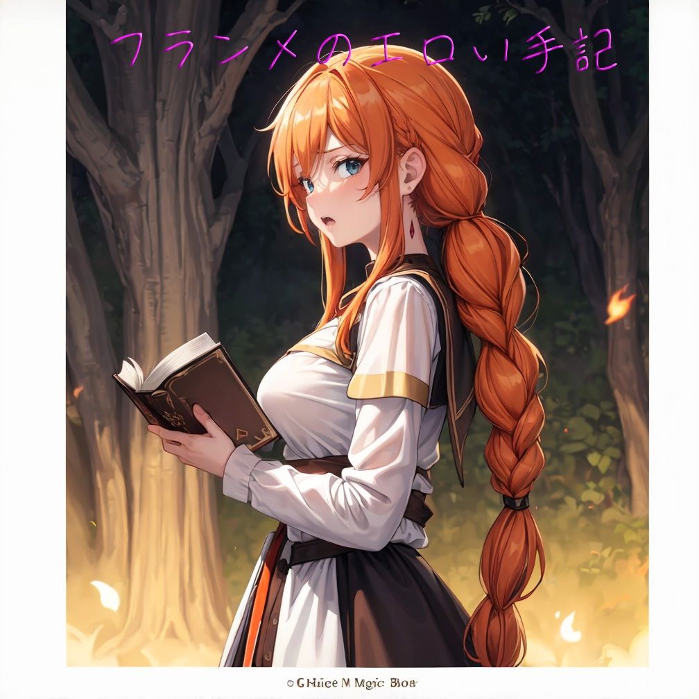 葬〇のフリーレン フ〇ンメの手記たくさん集めたらエロ本になったんだけど？ サンプル1ページ目
