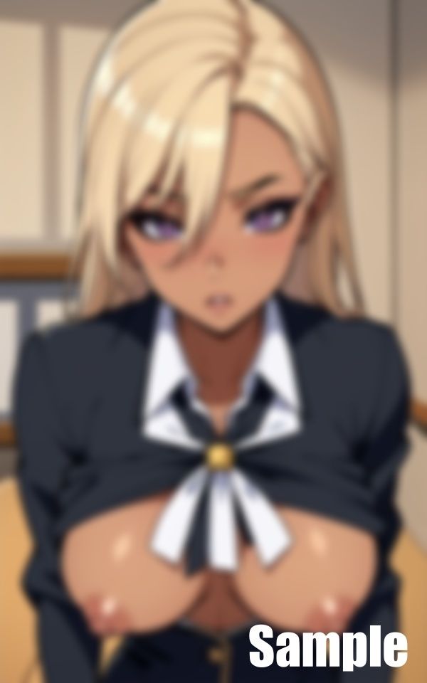 黒ギャル女学生 サンプル4ページ目