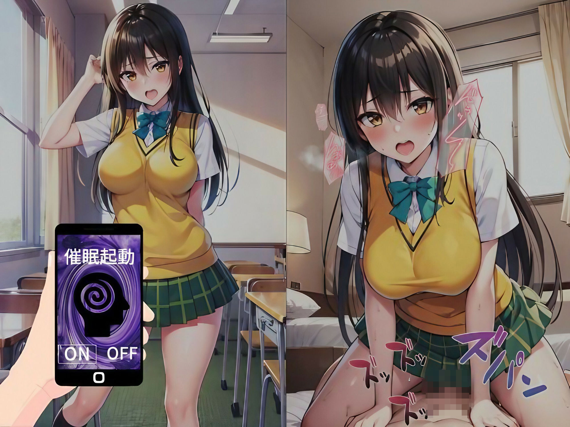 催〇種付けおじさんに狙われた彩〇学園 全員育休で学級崩壊 サンプル1ページ目