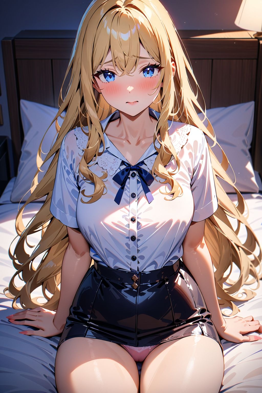 AIイラスト集 金髪青目＃1 サンプル1ページ目
