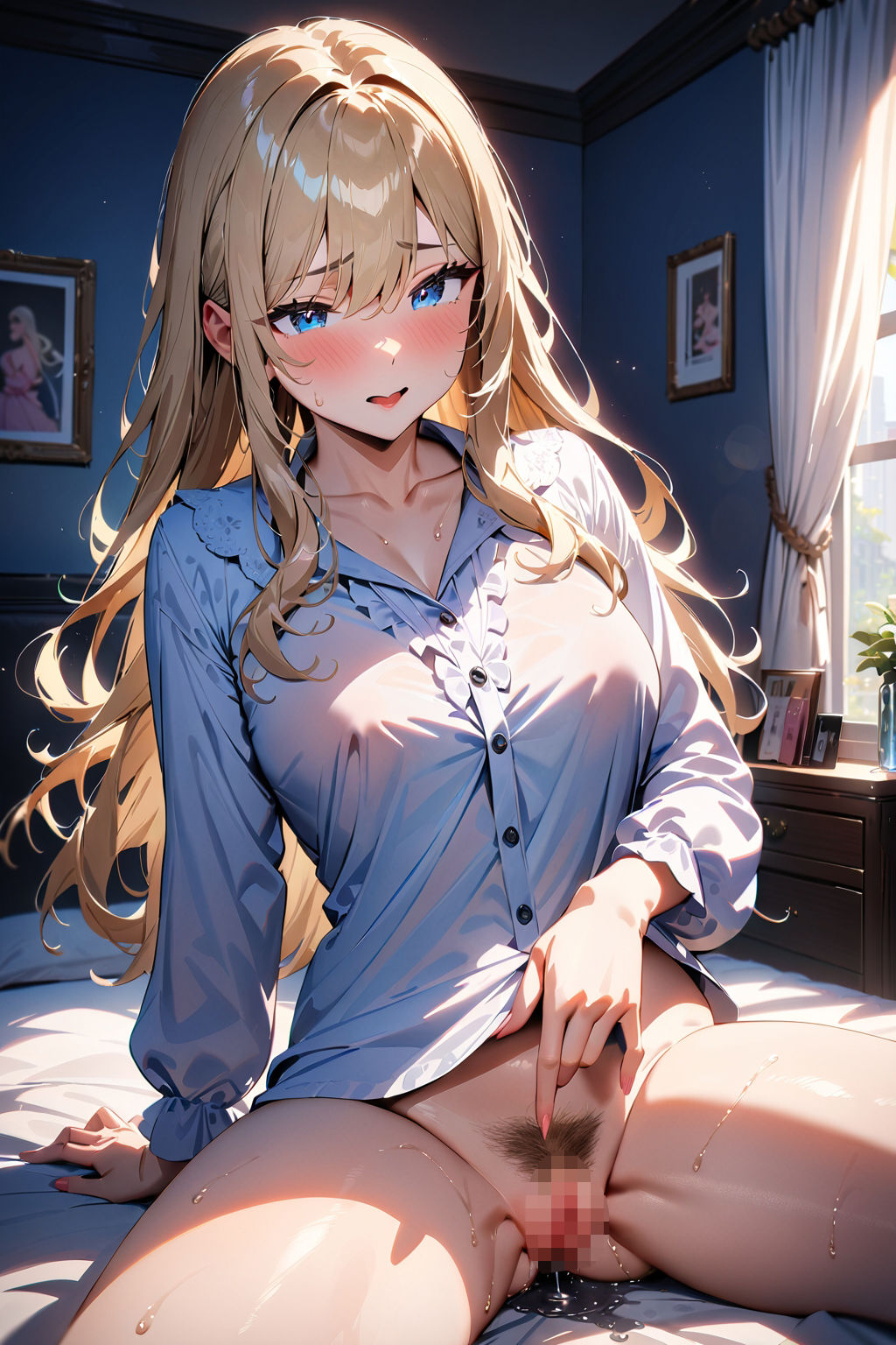 AIイラスト集 金髪青目＃1 サンプル4ページ目