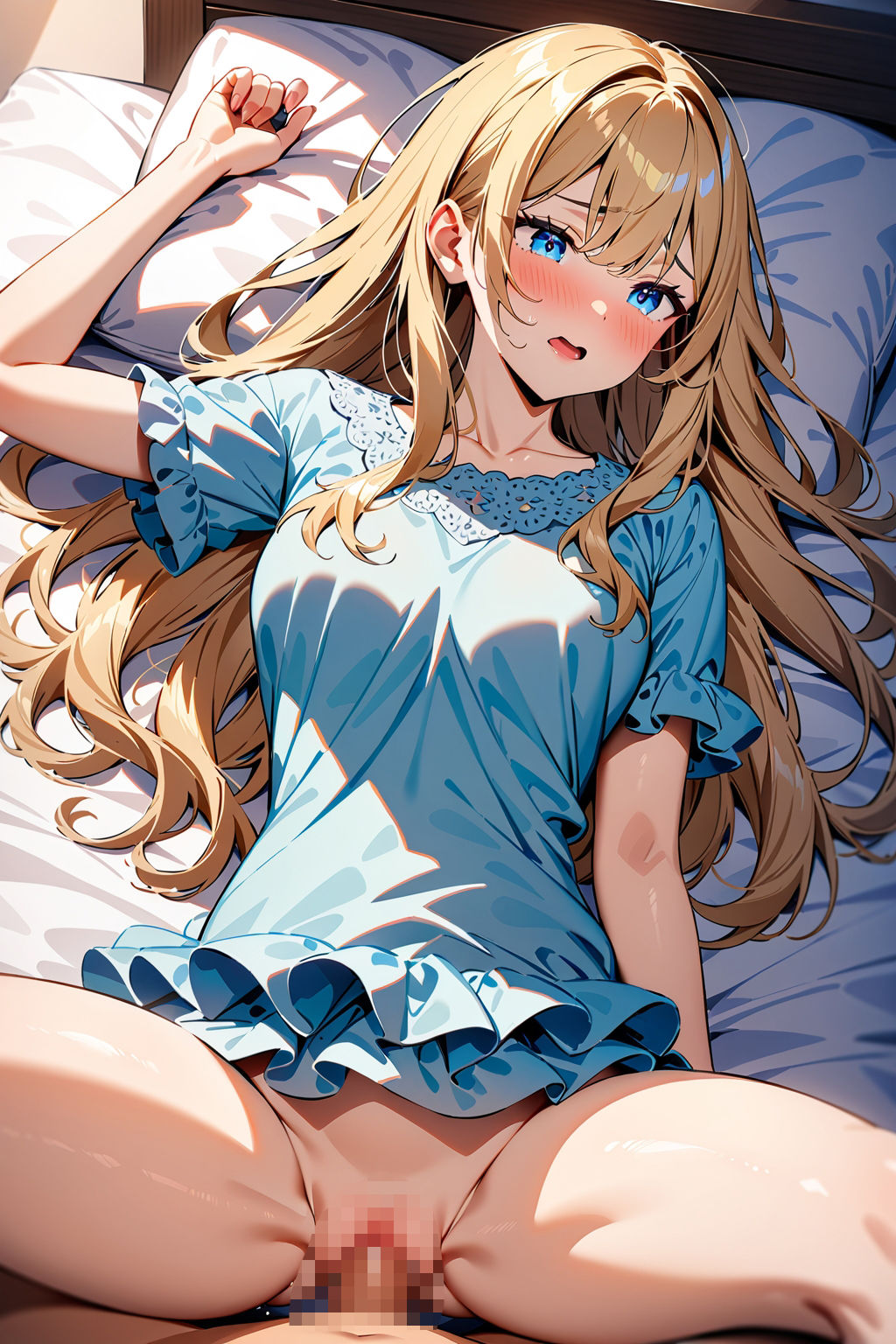 AIイラスト集 金髪青目＃1 サンプル5ページ目