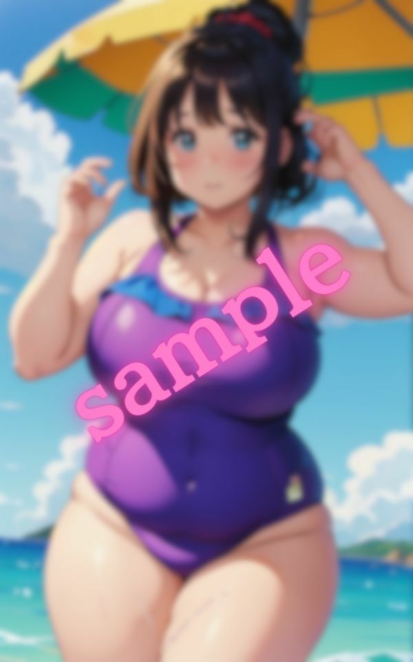 むっちりで可愛い女の子の水着画像集 サンプル2ページ目