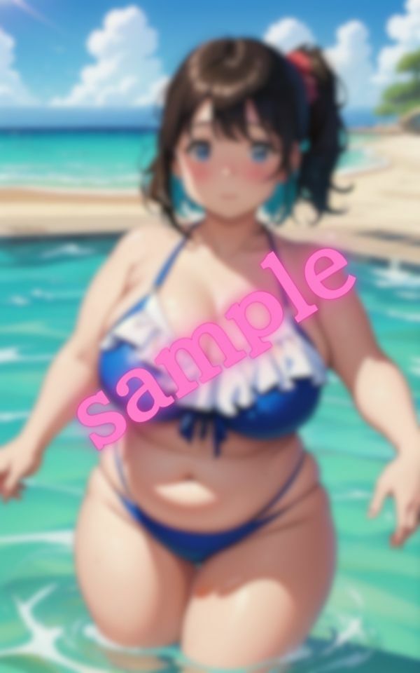 むっちりで可愛い女の子の水着画像集 サンプル4ページ目