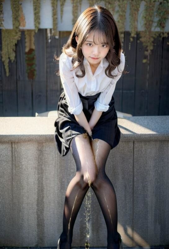 おもらしするパンスト美脚のお姉さん第4弾 サンプル4ページ目