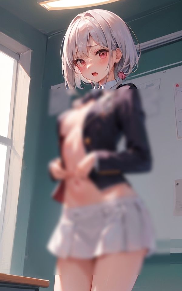 かわいい転校生を抜き打ちチェック サンプル1ページ目