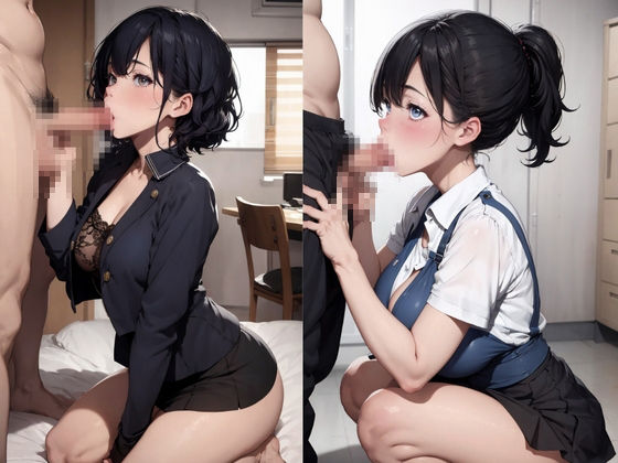 「こんなおばさんでも勃起してくれるの？」肉感的な熟女の年上女上司に誘惑されてしまった サンプル4ページ目