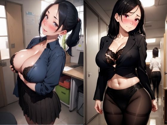 「こんなおばさんでも勃起してくれるの？」肉感的な熟女の年上女上司に誘惑されてしまった サンプル5ページ目