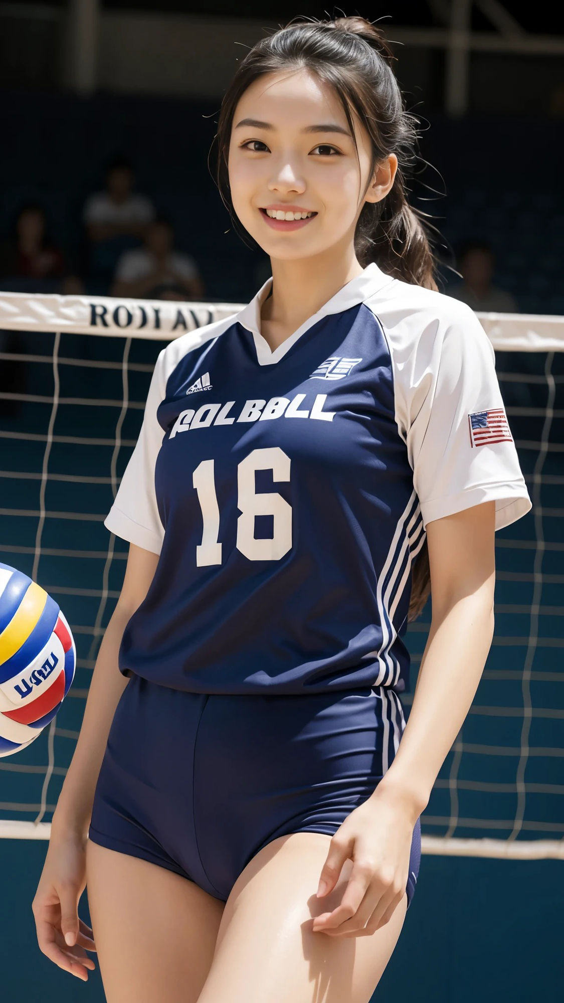 【52枚】美人バレーボール選手たちの日常とフルヌードの写真画像集【AI】 サンプル4ページ目
