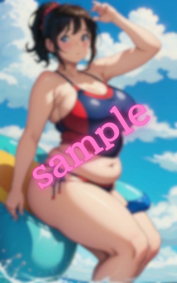 とっても可愛いよ！！ぽっちゃりな彼女は勇気を出して水着を着てくれた サンプル6ページ目