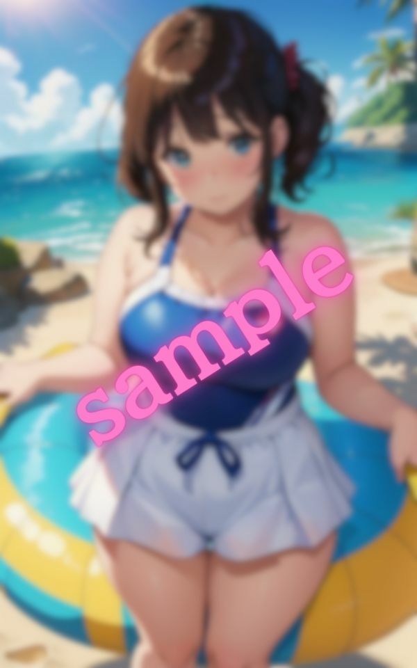 僕の夏休みの思い出・・太っている彼女と海デート サンプル1ページ目