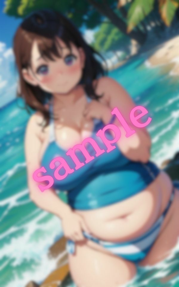 僕の夏休みの思い出・・太っている彼女と海デート サンプル5ページ目