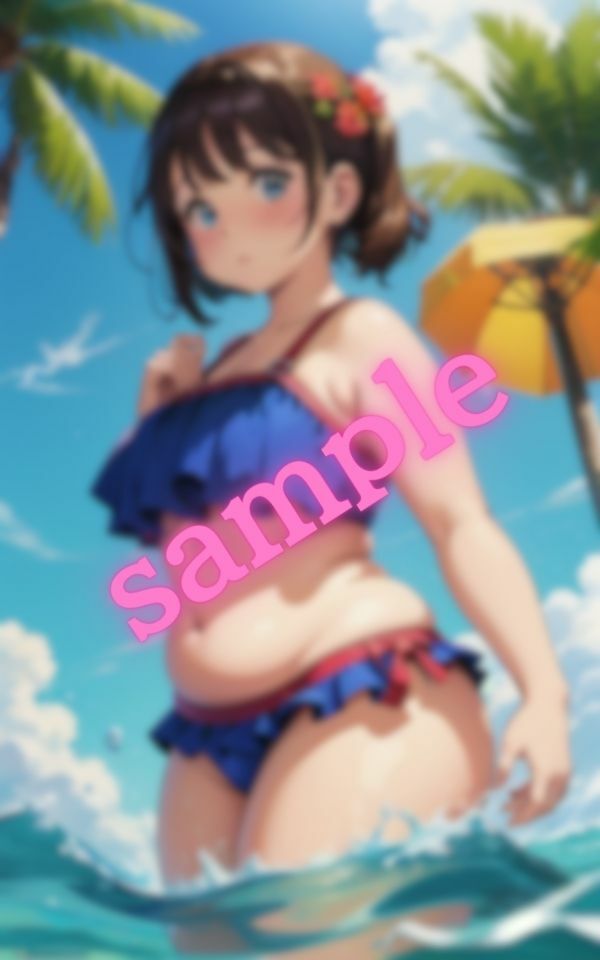 僕の夏休みの思い出・・太っている彼女と海デート サンプル6ページ目