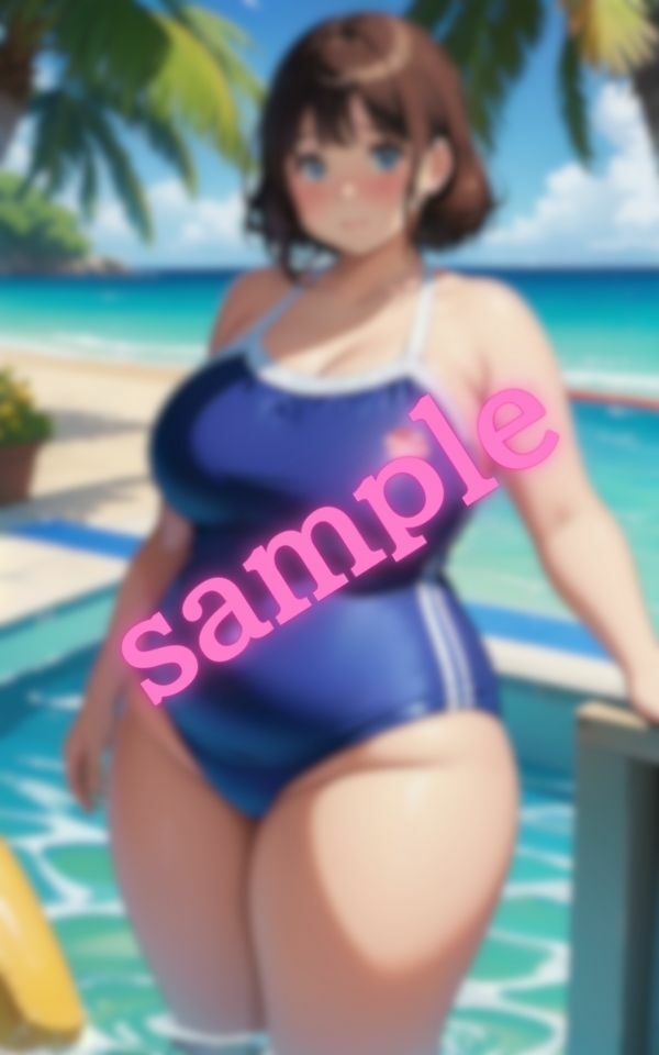 僕の夏休みの思い出・・太っている彼女と海デート サンプル7ページ目