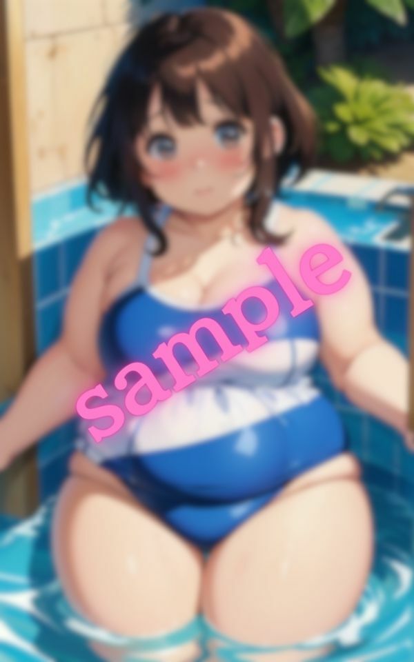 僕の夏休みの思い出・・太っている彼女と海デート サンプル8ページ目
