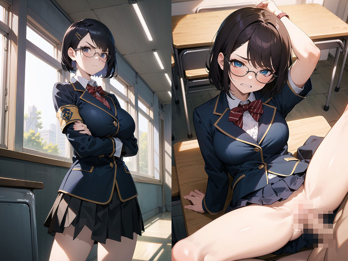 わからせられちゃう風紀委員 サンプル3ページ目