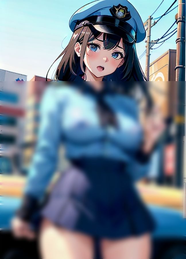 仮面女警官ただの変態だった！？「職務質問です！」 サンプル3ページ目
