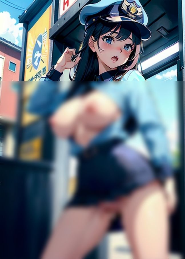 仮面女警官ただの変態だった！？「職務質問です！」 サンプル5ページ目
