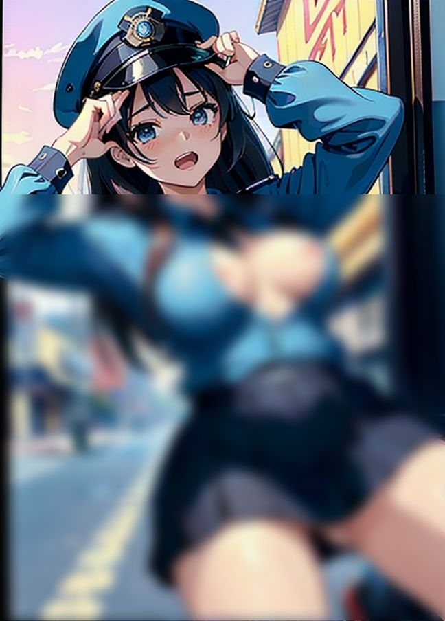 仮面女警官ただの変態だった！？「職務質問です！」 サンプル9ページ目