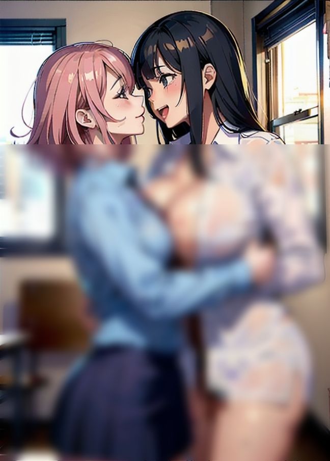 レズまん◯女の子同士のエッチ！女の子同士が気持ちいい！ サンプル2ページ目