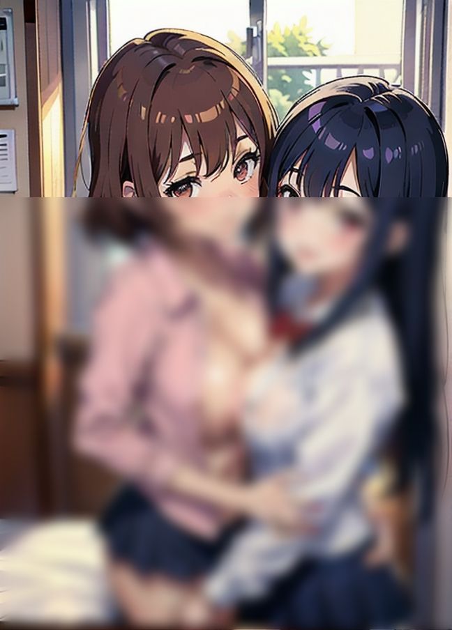 女の子同士...制服でレズSEX「姉弟関係」「百合カップル」「SMカップル」 サンプル2ページ目