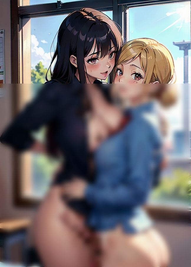 女の子同士...制服でレズSEX「姉弟関係」「百合カップル」「SMカップル」 サンプル9ページ目