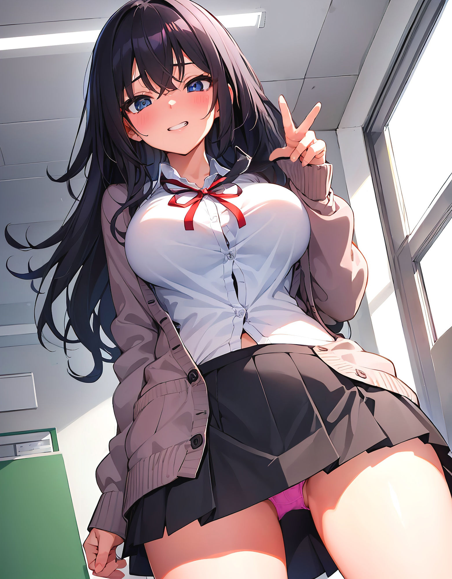 アヘイキ絶頂中出し騎乗位！！制服じゅ〜だい女子編 3 サンプル2ページ目
