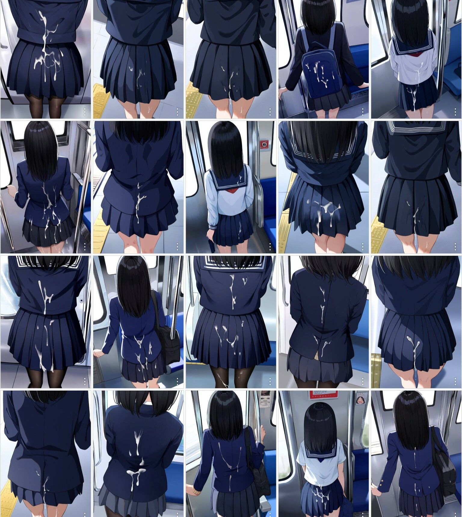 通学中の少女を追いかけバレないようぶっかける【パンチラ通学少女】【234枚】 サンプル9ページ目