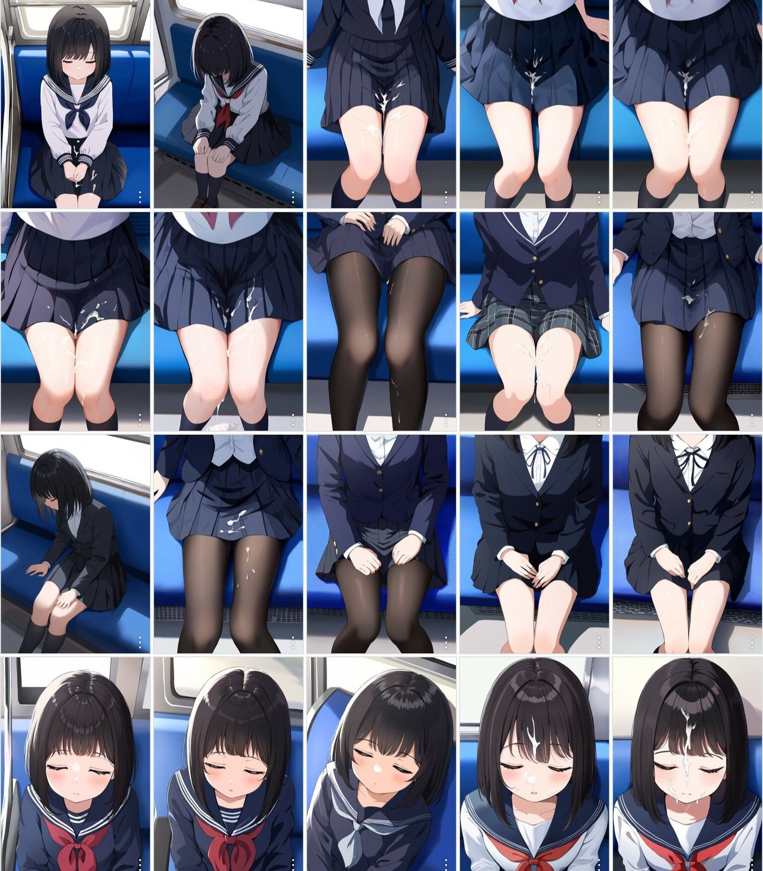 通学中の少女を追いかけバレないようぶっかける【パンチラ通学少女】【234枚】 サンプル10ページ目