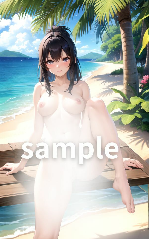 ヌーディストビーチの大胆なお姉さん2 サンプル1ページ目