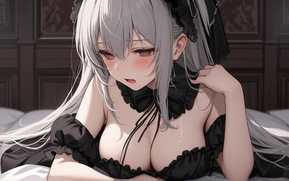 彼女にゴスロリのコスプレさせてみた おいっ、結構恥ずかしいぞ！ サンプル2ページ目
