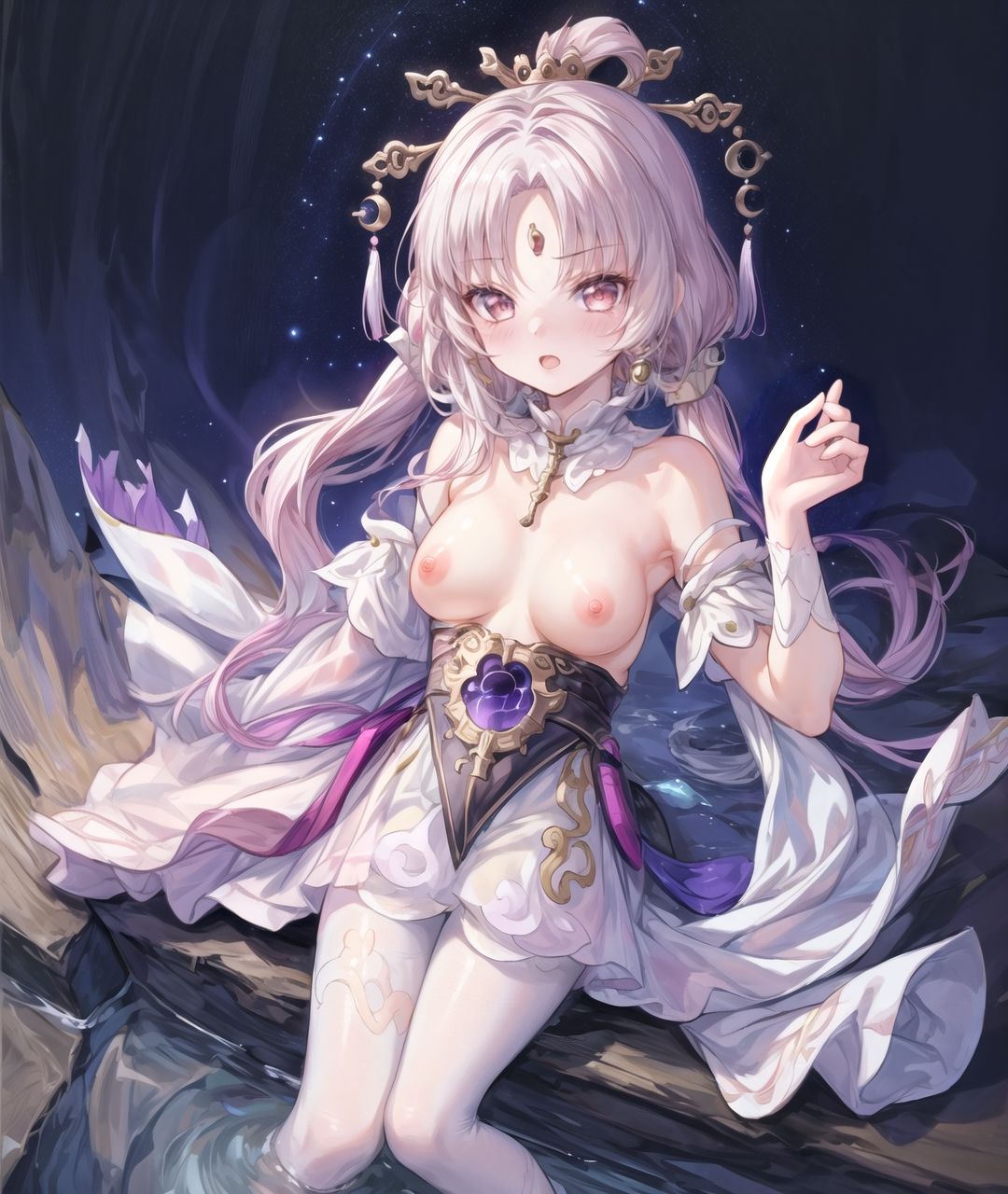 美少女たちのひととき・符玄（ふげ〇）（崩壊スターレイル） サンプル8ページ目