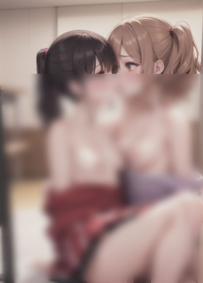 裸でレズセ「女の子の肌ってすべすべ」 サンプル5ページ目